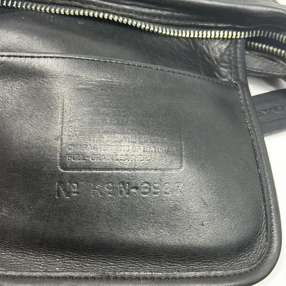 Coach Legacy K9N-9997 Black Leather Crossbody Shoulder Zip Bag - Picture 14 of 14